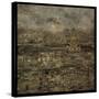 Paris Skyline III-John W Golden-Stretched Canvas