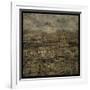 Paris Skyline III-John W Golden-Framed Giclee Print