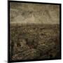 Paris Skyline IV-John W Golden-Mounted Giclee Print