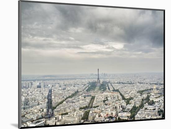 Paris skyline with the Eiffel Tower-Raimund Koch-Mounted Photographic Print