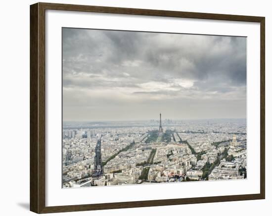 Paris skyline with the Eiffel Tower-Raimund Koch-Framed Photographic Print