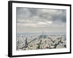 Paris skyline with the Eiffel Tower-Raimund Koch-Framed Photographic Print