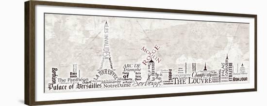 Paris Skyline-Diane Stimson-Framed Premium Giclee Print