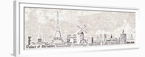 Paris Skyline-Diane Stimson-Framed Premium Giclee Print