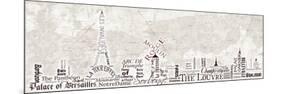 Paris Skyline-Diane Stimson-Mounted Premium Giclee Print
