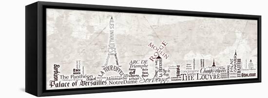 Paris Skyline-Diane Stimson-Framed Stretched Canvas