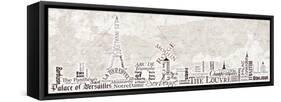 Paris Skyline-Diane Stimson-Framed Stretched Canvas