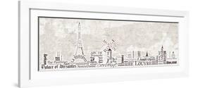 Paris Skyline-Diane Stimson-Framed Art Print