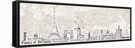 Paris Skyline-Diane Stimson-Framed Stretched Canvas