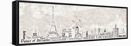 Paris Skyline-Diane Stimson-Framed Stretched Canvas