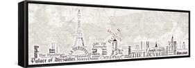 Paris Skyline-Diane Stimson-Framed Stretched Canvas