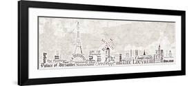 Paris Skyline-Diane Stimson-Framed Art Print