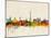 Paris Skyline-Michael Tompsett-Mounted Art Print