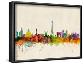 Paris Skyline-Michael Tompsett-Framed Art Print