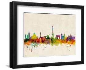 Paris Skyline-Michael Tompsett-Framed Art Print