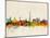 Paris Skyline-Michael Tompsett-Mounted Art Print