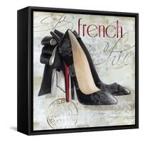 Paris Soles 1-Carlie Cooper-Framed Stretched Canvas