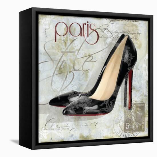 Paris Soles 2-Carlie Cooper-Framed Stretched Canvas