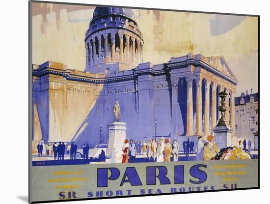 Paris, Southern Railway, circa 1932-Griffin-Mounted Giclee Print