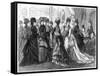 Paris Spring Fashion, 1875-null-Framed Stretched Canvas