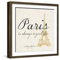 Paris Square 2-Lauren Gibbons-Framed Art Print