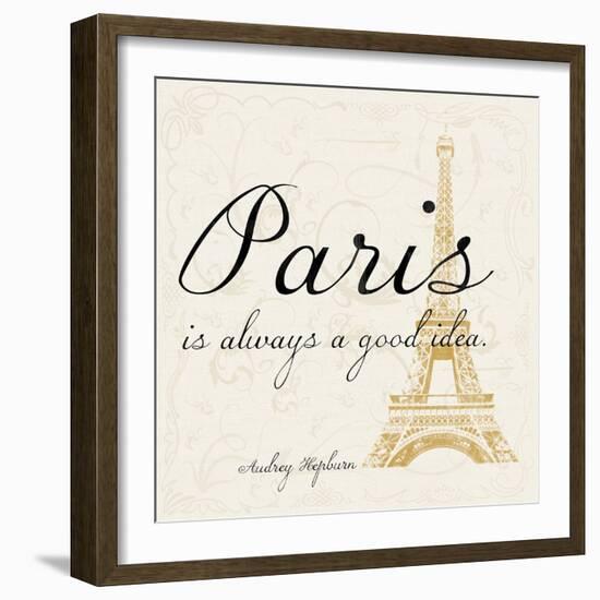Paris Square 2-Lauren Gibbons-Framed Art Print