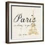 Paris Square 2-Lauren Gibbons-Framed Art Print