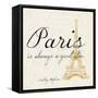 Paris Square 2-Lauren Gibbons-Framed Stretched Canvas