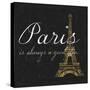 Paris Square GB-Lauren Gibbons-Stretched Canvas