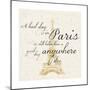 Paris Square-Lauren Gibbons-Mounted Premium Giclee Print