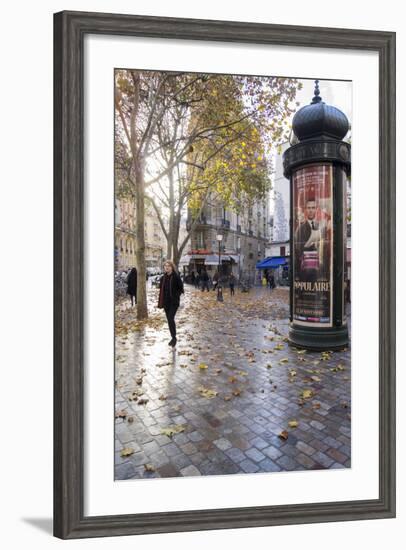 Paris St Michel-Charles Bowman-Framed Photographic Print