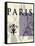 Paris Stamp-Z Studio-Framed Stretched Canvas