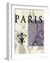 Paris Stamp-Z Studio-Framed Art Print