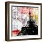 Paris Stamps-Meringue-Framed Art Print