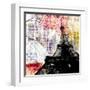 Paris Stamps-Meringue-Framed Art Print