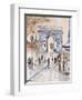 Paris Street 1-Madelaine Morris-Framed Art Print