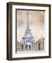 Paris Street 2-Madelaine Morris-Framed Art Print