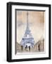 Paris Street 2-Madelaine Morris-Framed Art Print