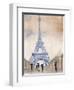 Paris Street 2-Madelaine Morris-Framed Art Print