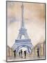 Paris Street 2-Madelaine Morris-Mounted Art Print