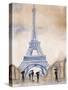 Paris Street 2-Madelaine Morris-Stretched Canvas