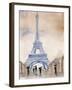 Paris Street 2-Madelaine Morris-Framed Art Print