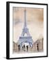 Paris Street 2-Madelaine Morris-Framed Art Print