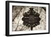 Paris Street Name Sign-Cora Niele-Framed Giclee Print