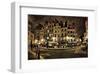 Paris Street Night-Dawne Polis-Framed Art Print