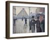 Paris Street; Rainy Day, 1877-Gustave Caillebotte-Framed Giclee Print