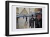 Paris Street; Rainy Day, 1877-Gustave Caillebotte-Framed Art Print