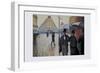 Paris Street; Rainy Day, 1877-Gustave Caillebotte-Framed Art Print