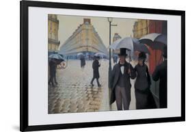 Paris Street; Rainy Day, 1877-Gustave Caillebotte-Framed Art Print