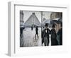 Paris Street; Rainy Day, 1877-Gustave Caillebotte-Framed Giclee Print